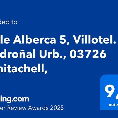 Calle Alberca 5, Villotel. Madronal Urb., 03726 Benitachell, Teulada Eksteriør billede